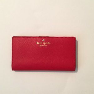 kate spade Cobble Hill Stacy Wallet | Red